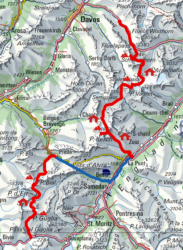 Haute Route Graubünden : GPS-Touren.ch