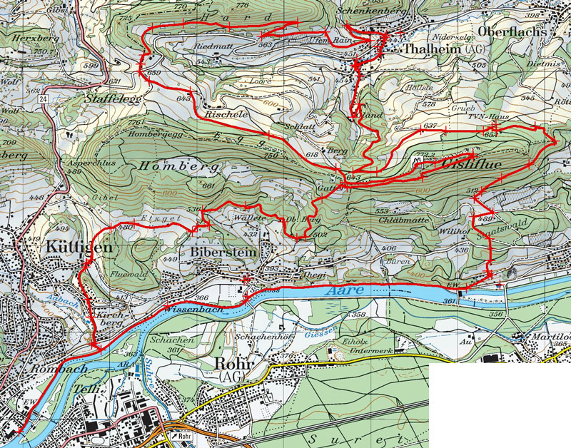 Singletrail map schwarzwald